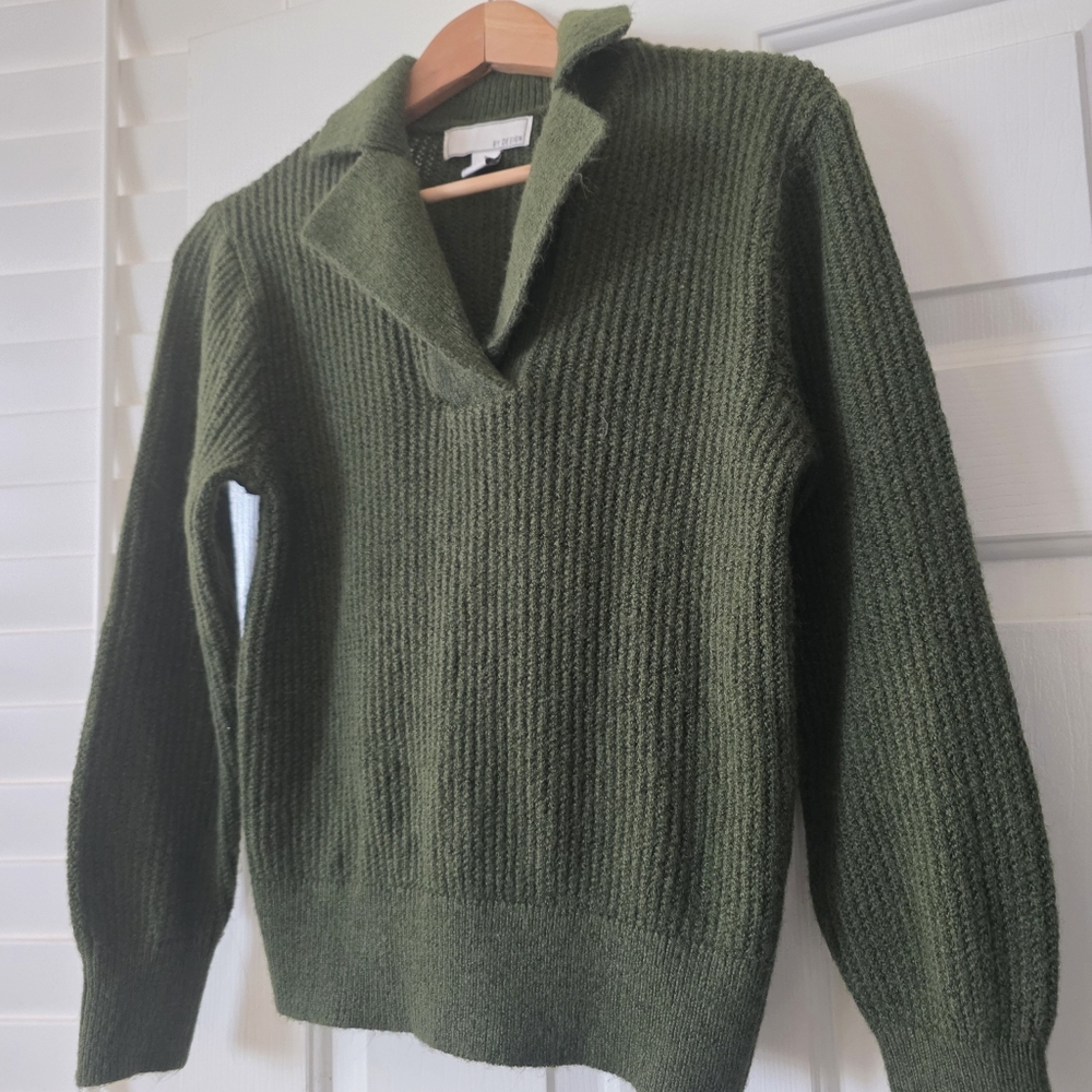 By Design Polo Knit Sweater S Green - Picture 5 of 7